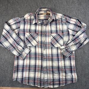 Big Mac Authentic Workwear Men's Casual Plaid Shirt XLT/XGL #1223